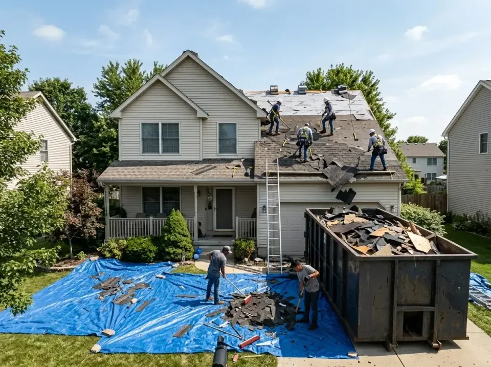 roof-replacement-debris-remova-004 — frequently asked questions, Cheapest Dumpster Rentals in Southside, AR